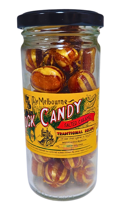 Melbourne Rock Candy Salted Caramel 170g
