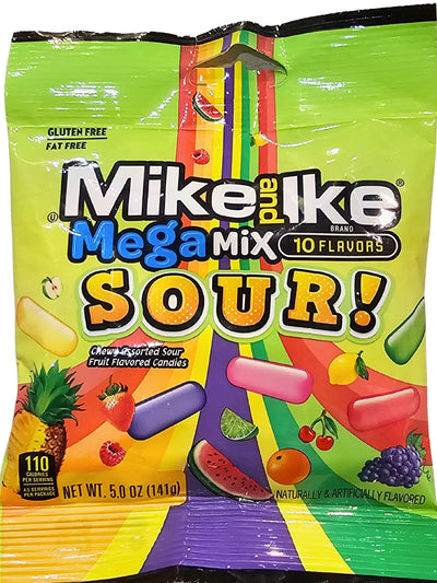 Mike and Ike Mega Sour Mix 141g