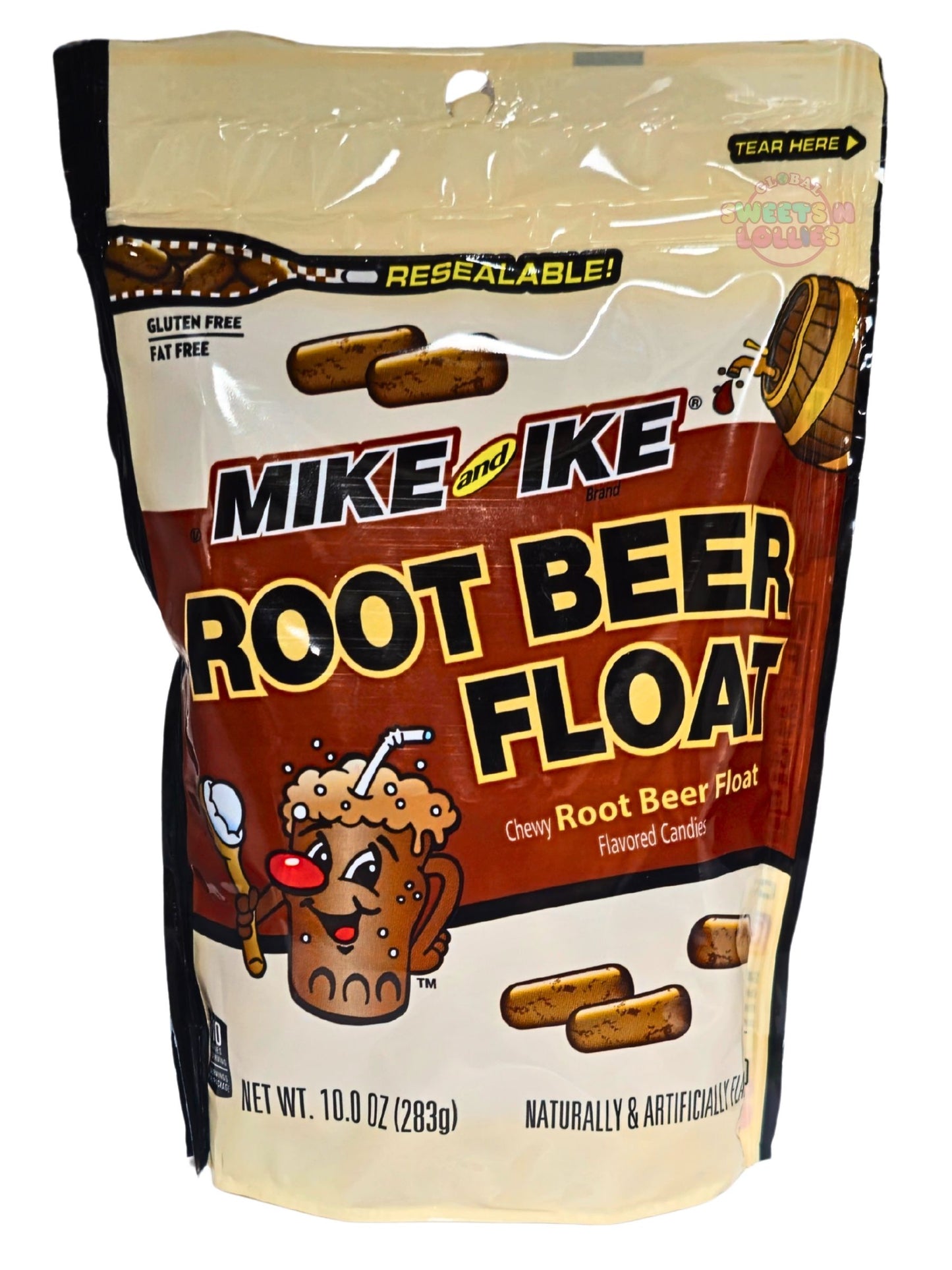 Mike And Ike Root Beer Float Chews 283gm