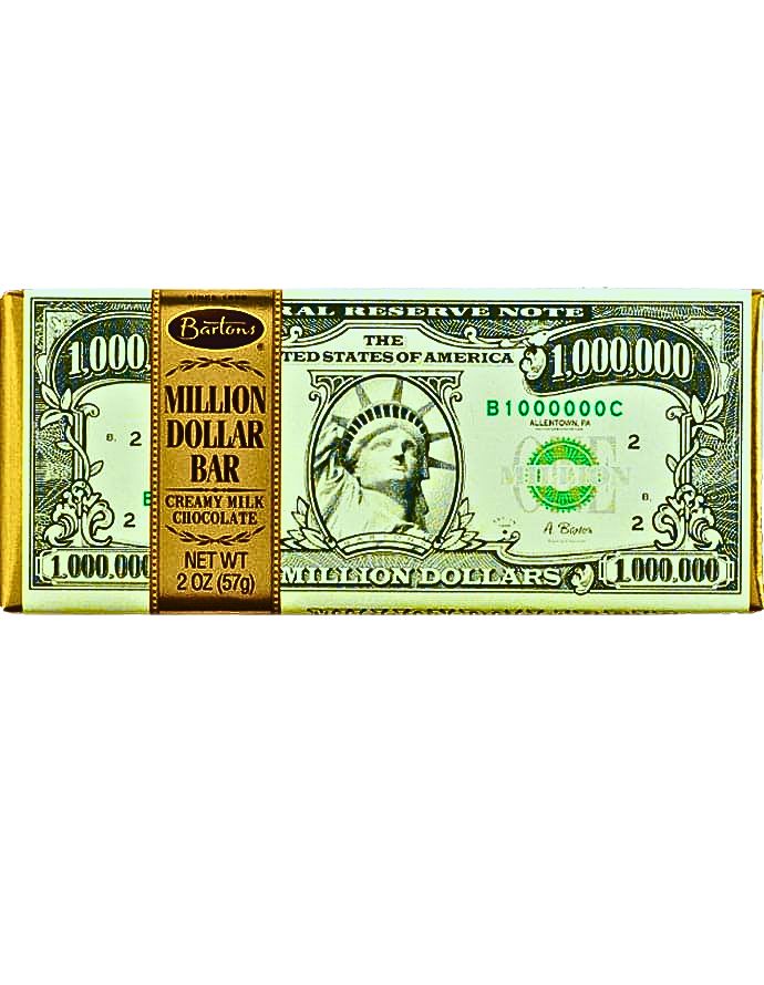 Bartons Million Dollar Bar Milk Choc 57g