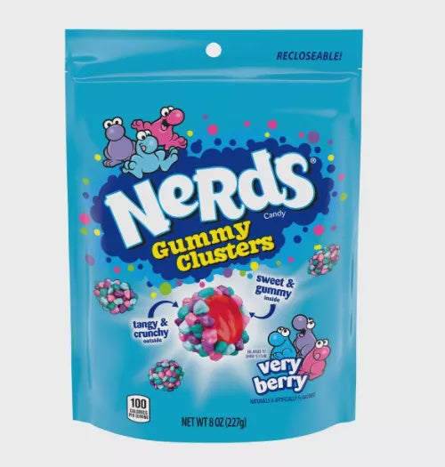 Nerds Gummy Clusters Very Berry 226g