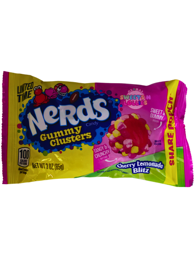 Nerds Gummy Clusters Cherry Lemonade Blitz 85g