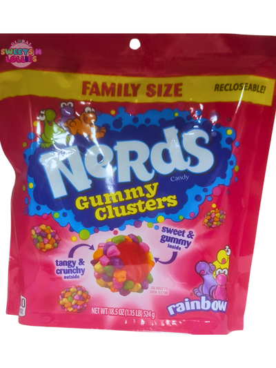 Nerds Gummy Clusters Rainbow 524g