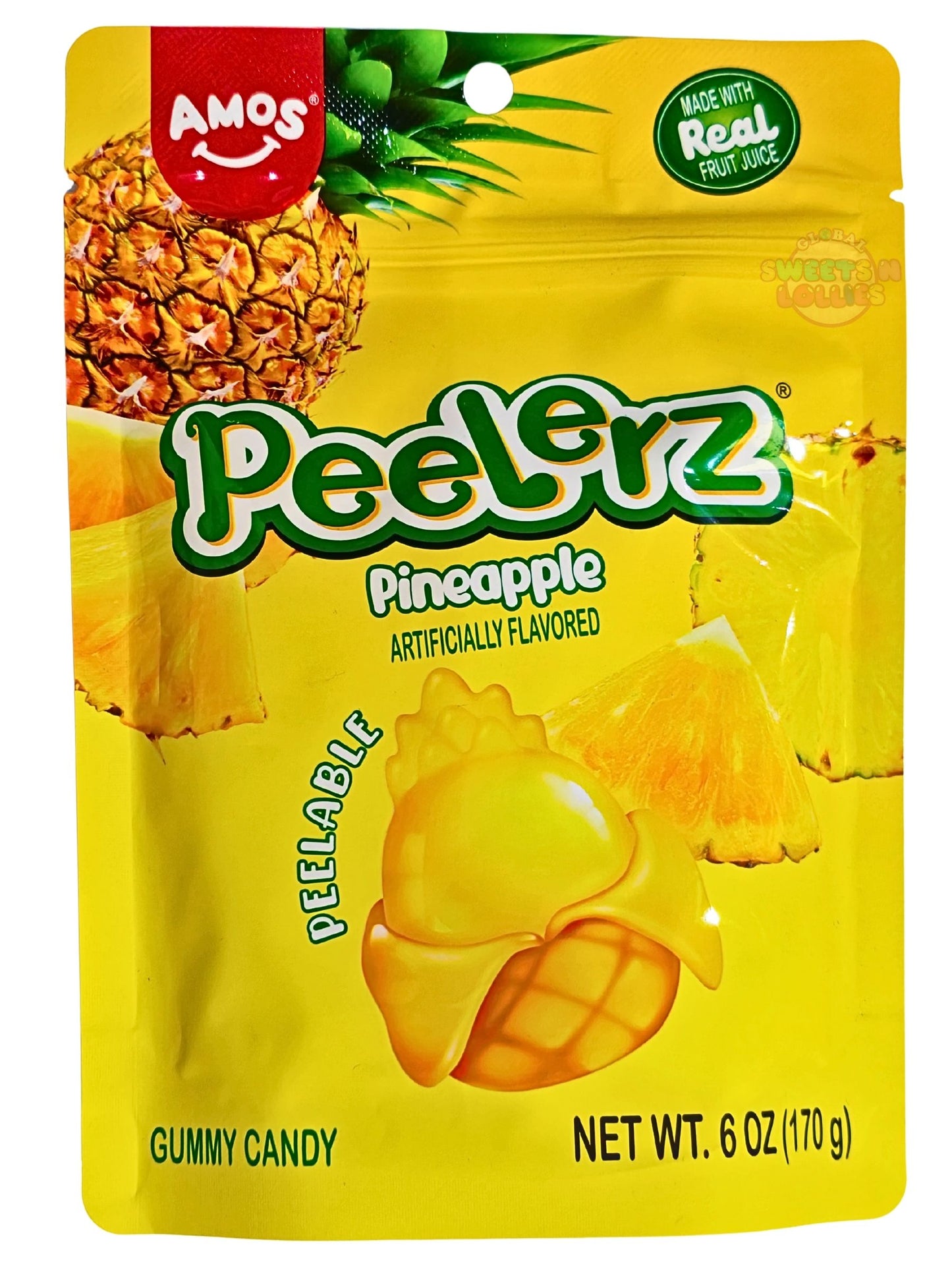 Amos Peelerz Pineapple 170g