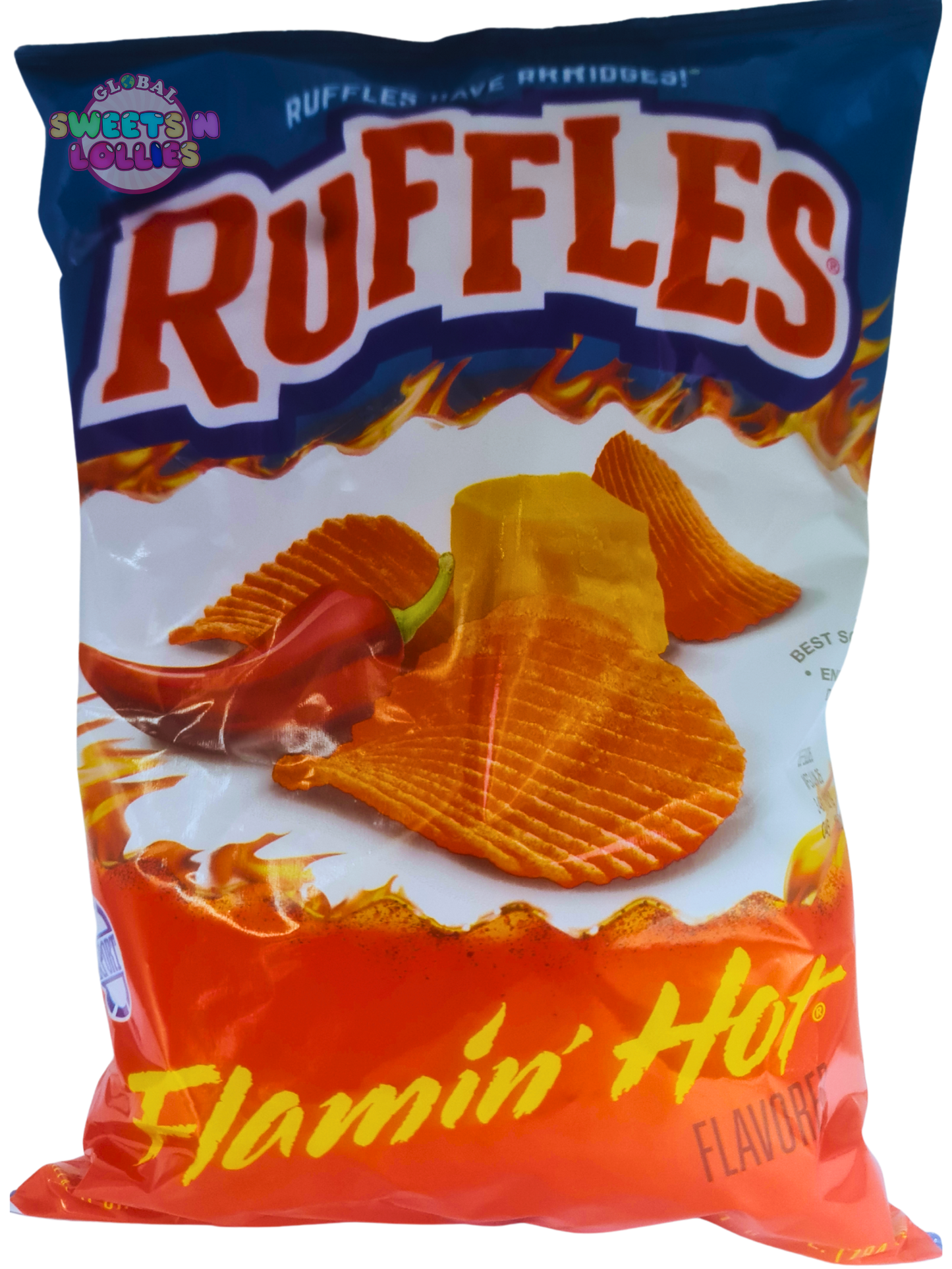 Ruffles Flamin' Hot 184g | B.B. 28/Feb/2026