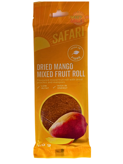 Safari Dried Mango Fruit Roll 80g