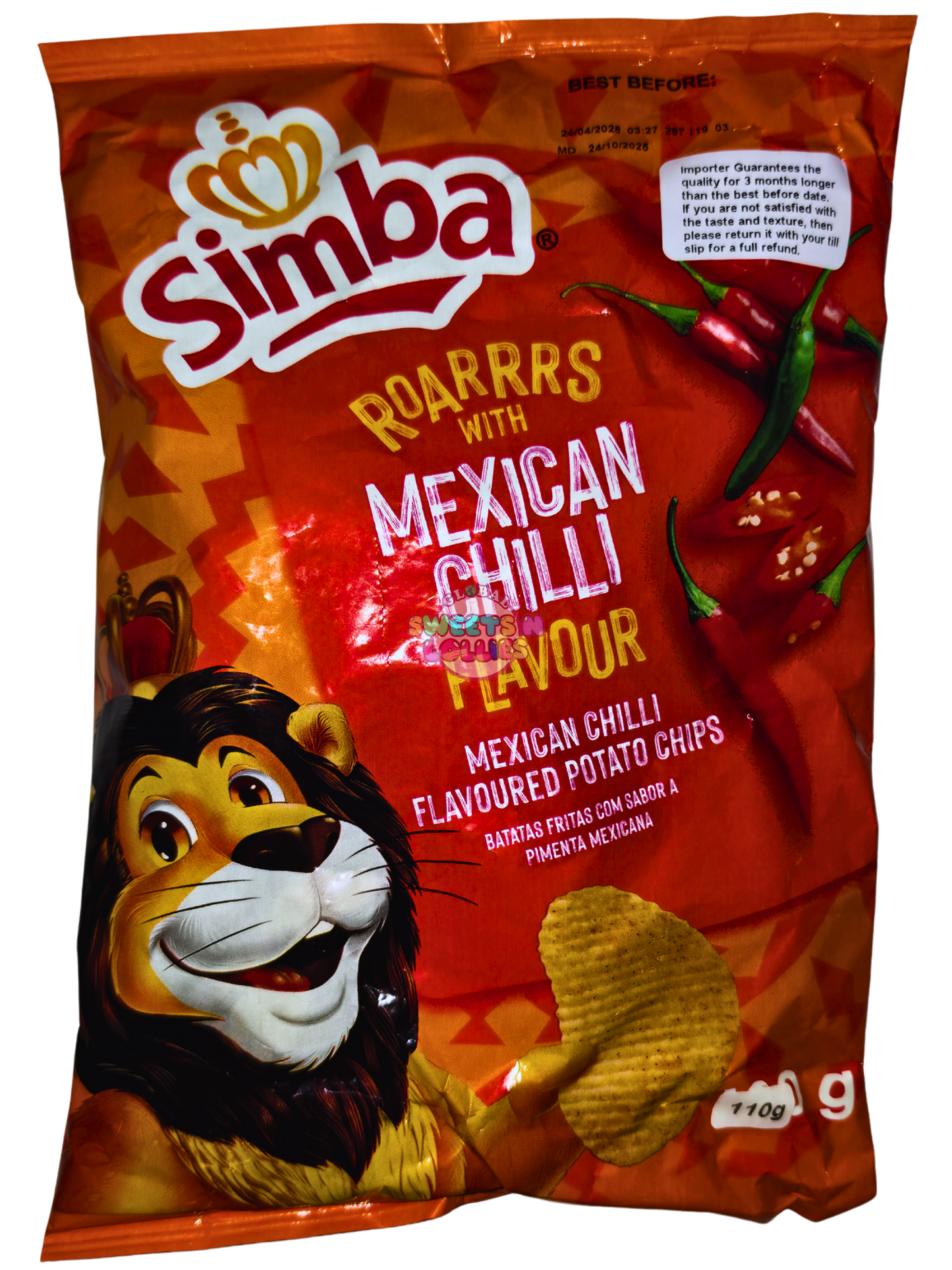 Simba Mexican Chilli Chips 110g