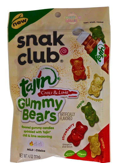 Snak Club Tajin Chilli & Lime Gummy Bear 113gm