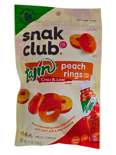 Snak Club Chili &Lime Peach Rings 142gms