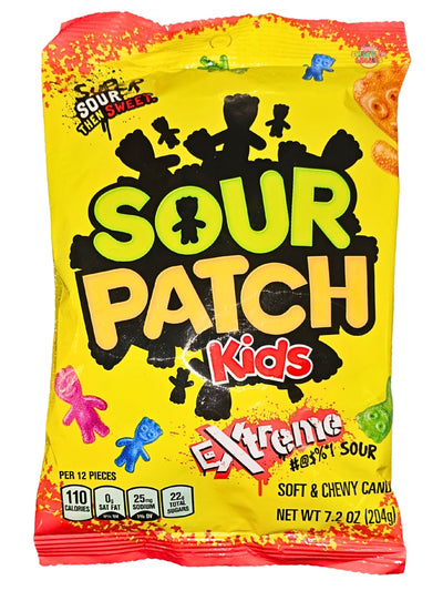 Sour Patch Kids Extreme Sour 204g Best Before 19 Nov 2025