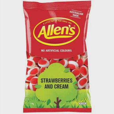 Allen's Strawberries & Cream 1.3 Kg