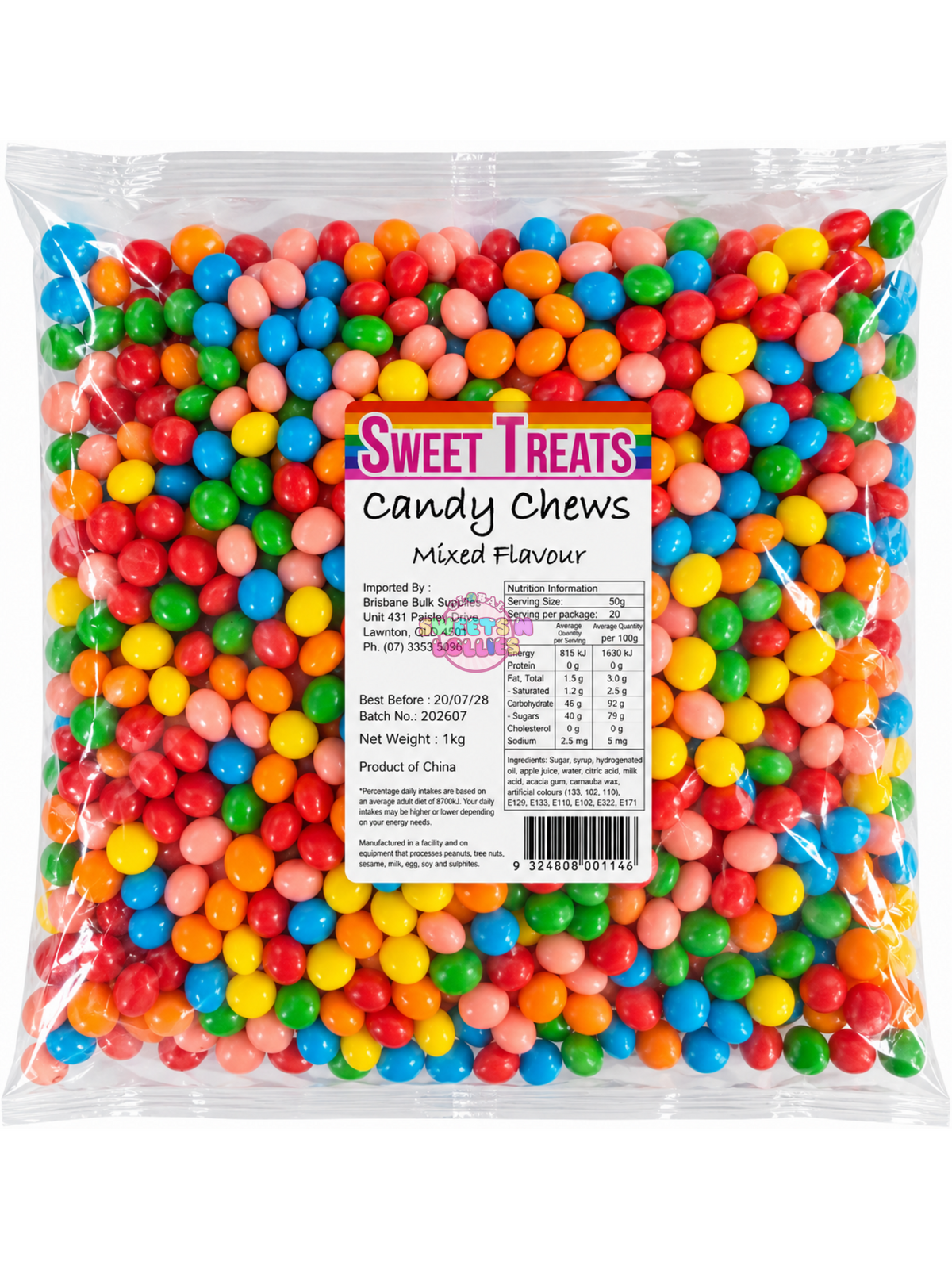Sweet Treats Candy Chews Mixed | 1kg