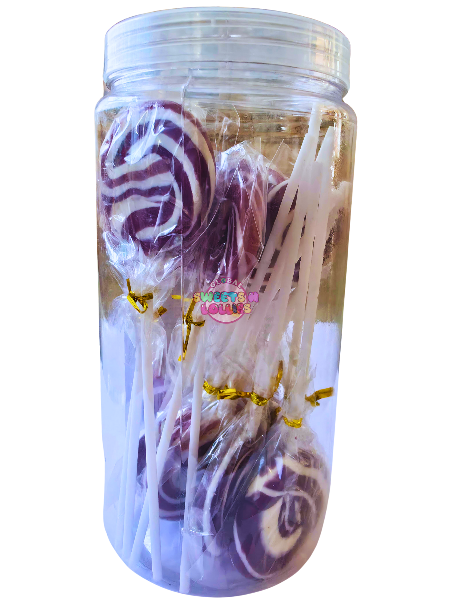 Sweet Treats Swirl Pops Grape 480g 16pc