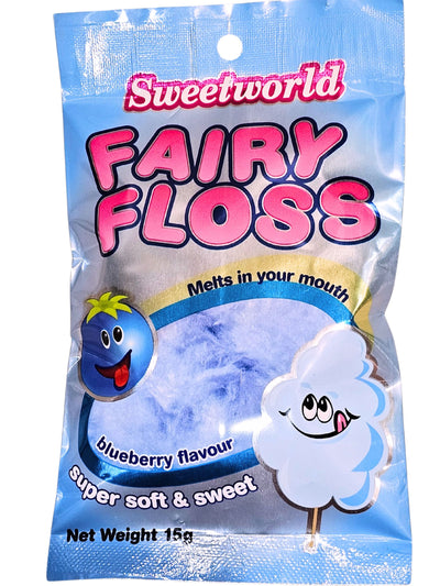 Sweetworld Fairy Floss Blueberry 15g