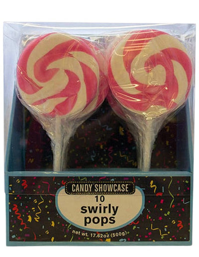 !Swirly Pops Pink 500g 10 pack