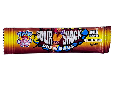 TNT Sour Shock Chew Bars Cola 9g