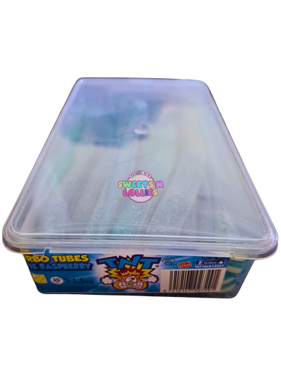 TNT Sour Turbo Tubes Blue Raspberry 1.5kg 30pc