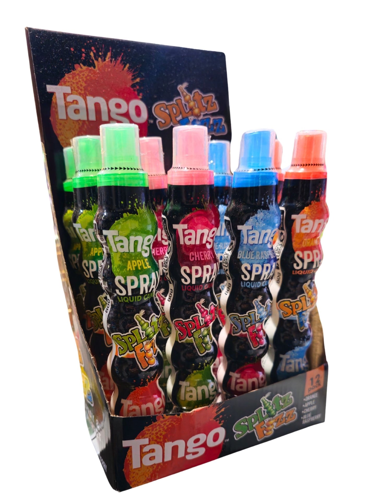 Splitz Fizz Tango Spray Sherbet Liquid Candy 80g