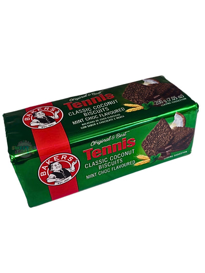 Bakers Tennis Classic Coconut Mint Choc Biscuits 200g