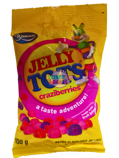 Beacon Jelly Tots Craziberries 100gm