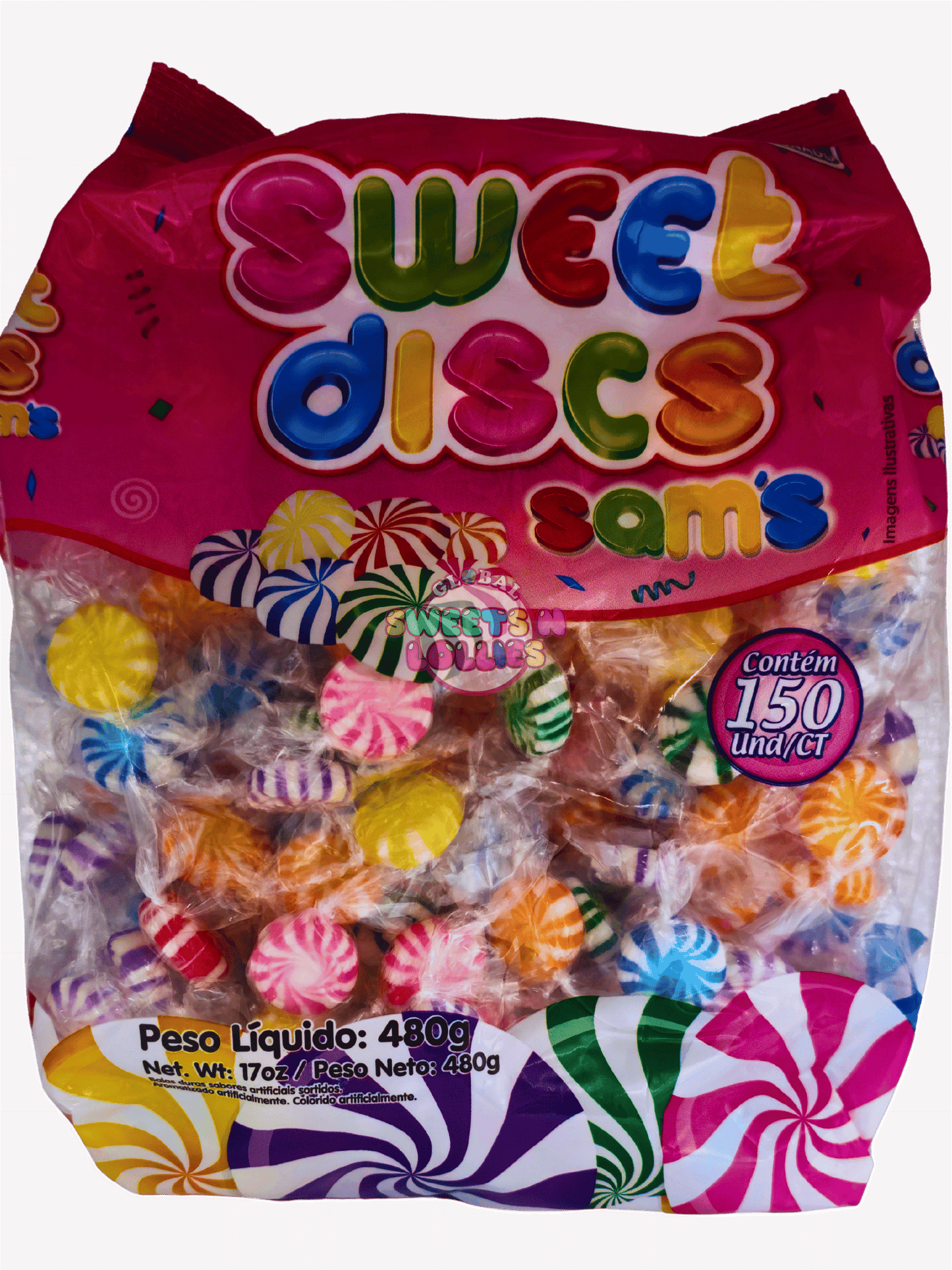 Sam's Sweet Discs 480gm 150 pcs