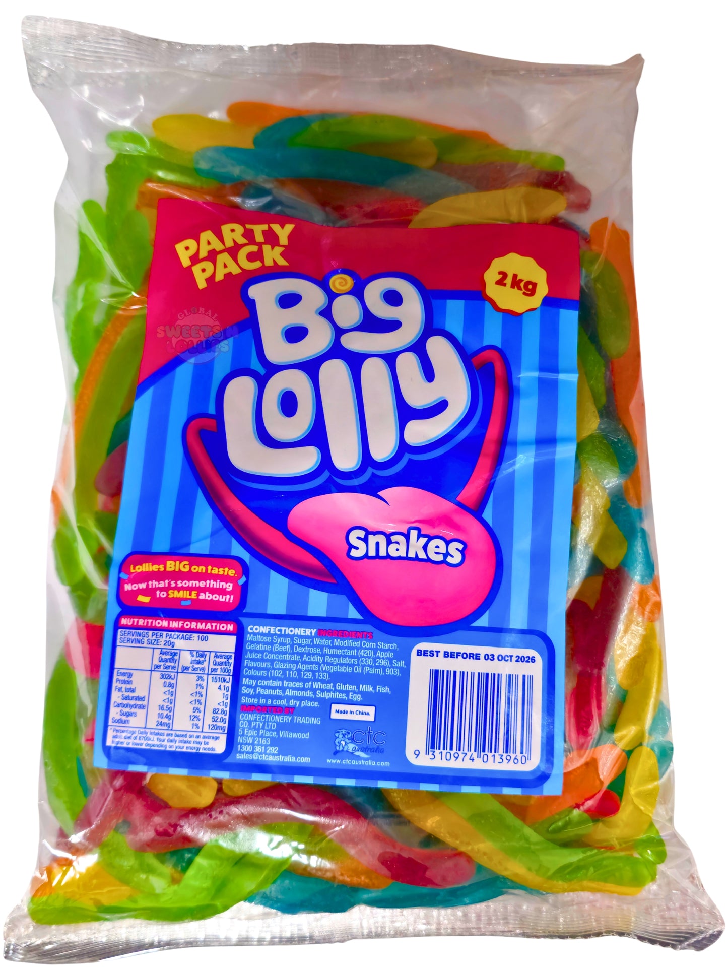 Big Lolly Snakes 2kg