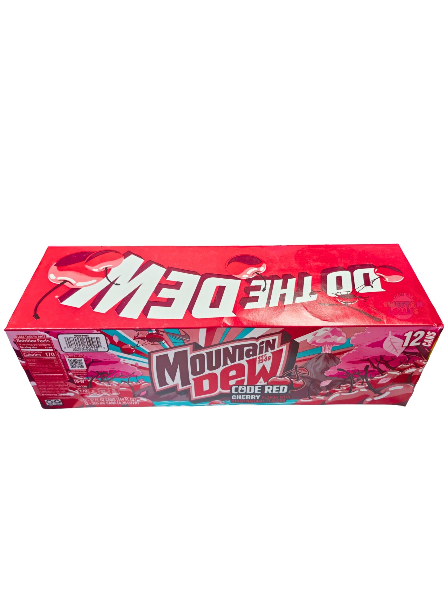 Mountain Dew Code Red Cherry 355mL x 12 Case