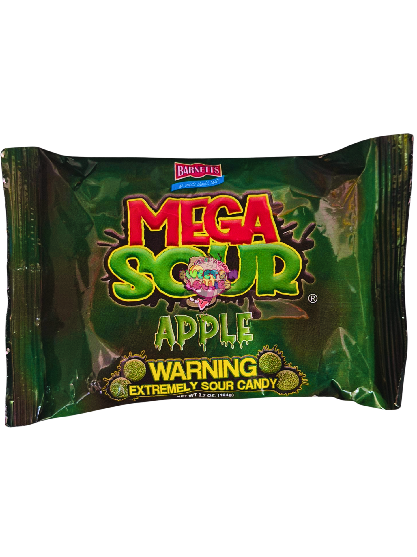 Barnetts Mega Sour Apple 104g
