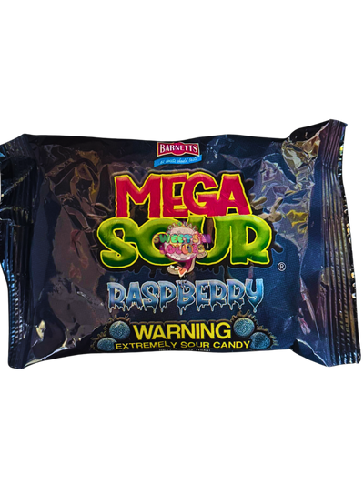 Barnetts Mega Sour Raspberry 104g