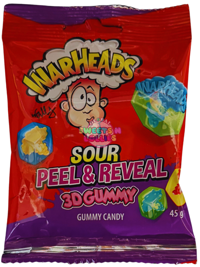 Warheads Sour Peel &Reveal 45g
