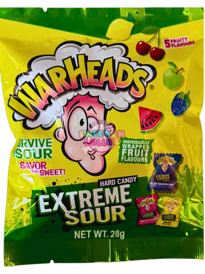 Warheads Extreme Sour Hard Candy 28g