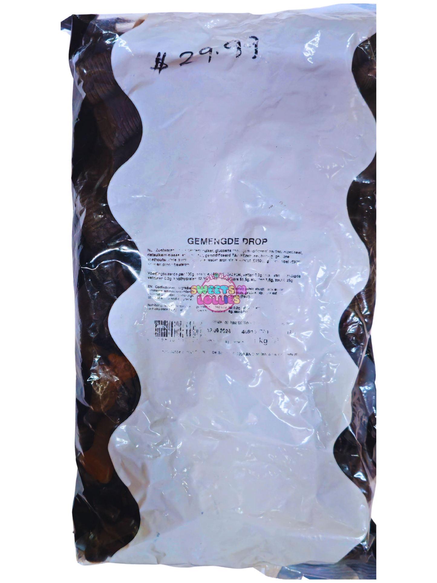 Dutch Gemengde Drop(Sweet &Salted Licorice) 1kg Best Before 13/09/26