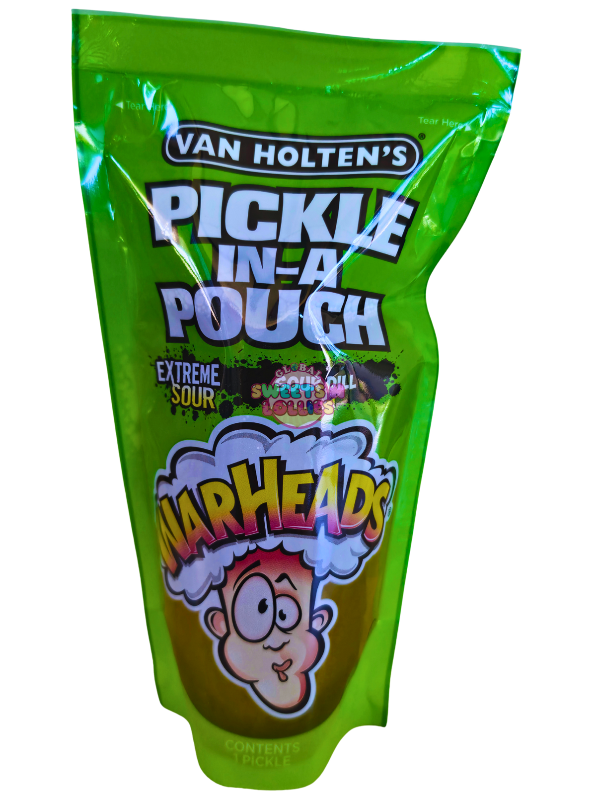 Van Holten's Warheads Extreme Sour Dill Pickle | 140g