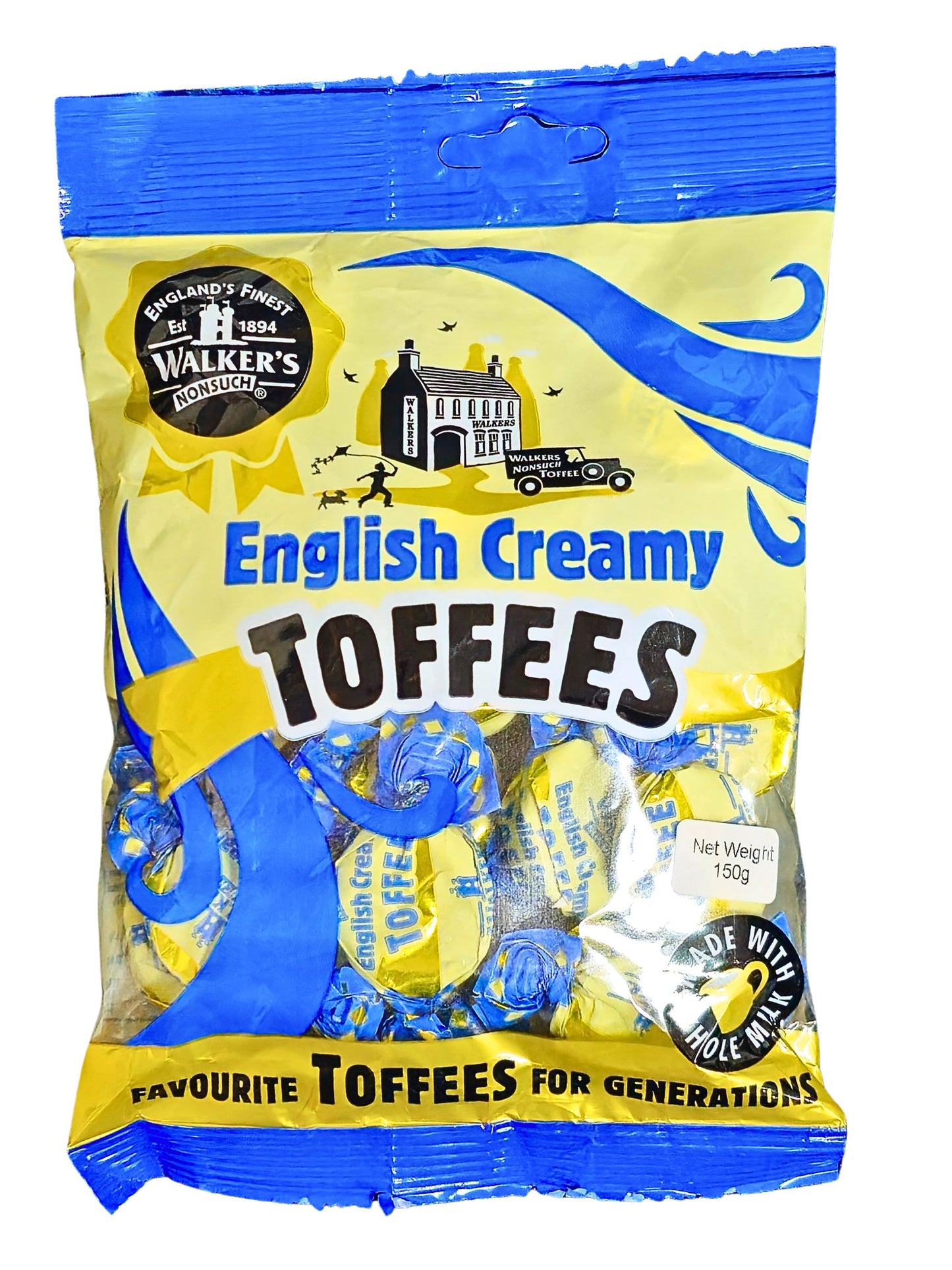 Walkers's Toffees English Creamy 150g