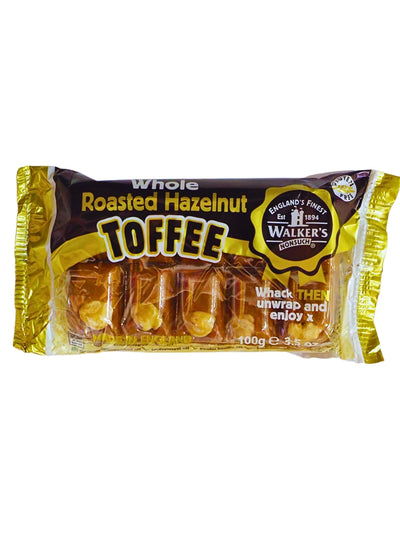 Walker's Roasted Hazelnut Toffee 100g