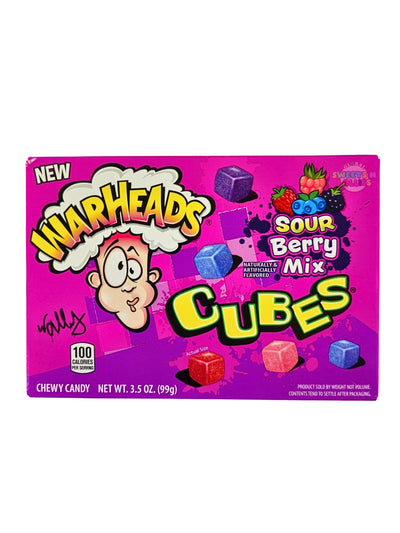 Warheads Cubes Sour Berry Mix 99g