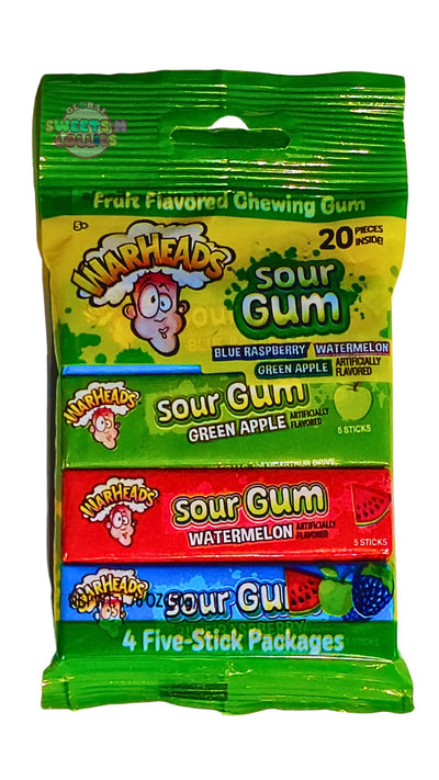 Warheads Sour Gum 20 pieces