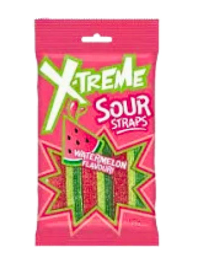 X-treme Sour Straps Watermelon 160g