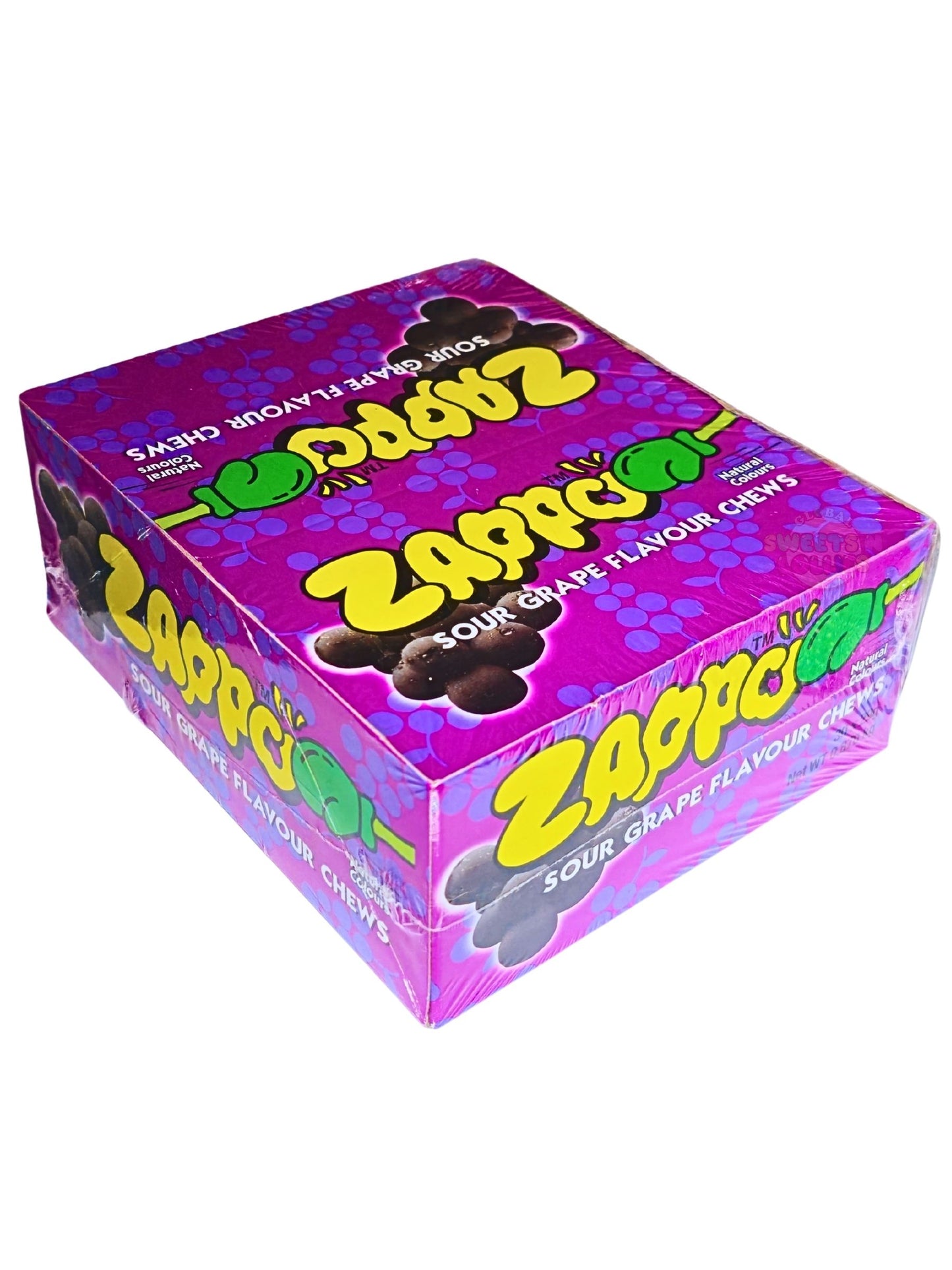 Zappo Sour Grape Chews 30 Pcs