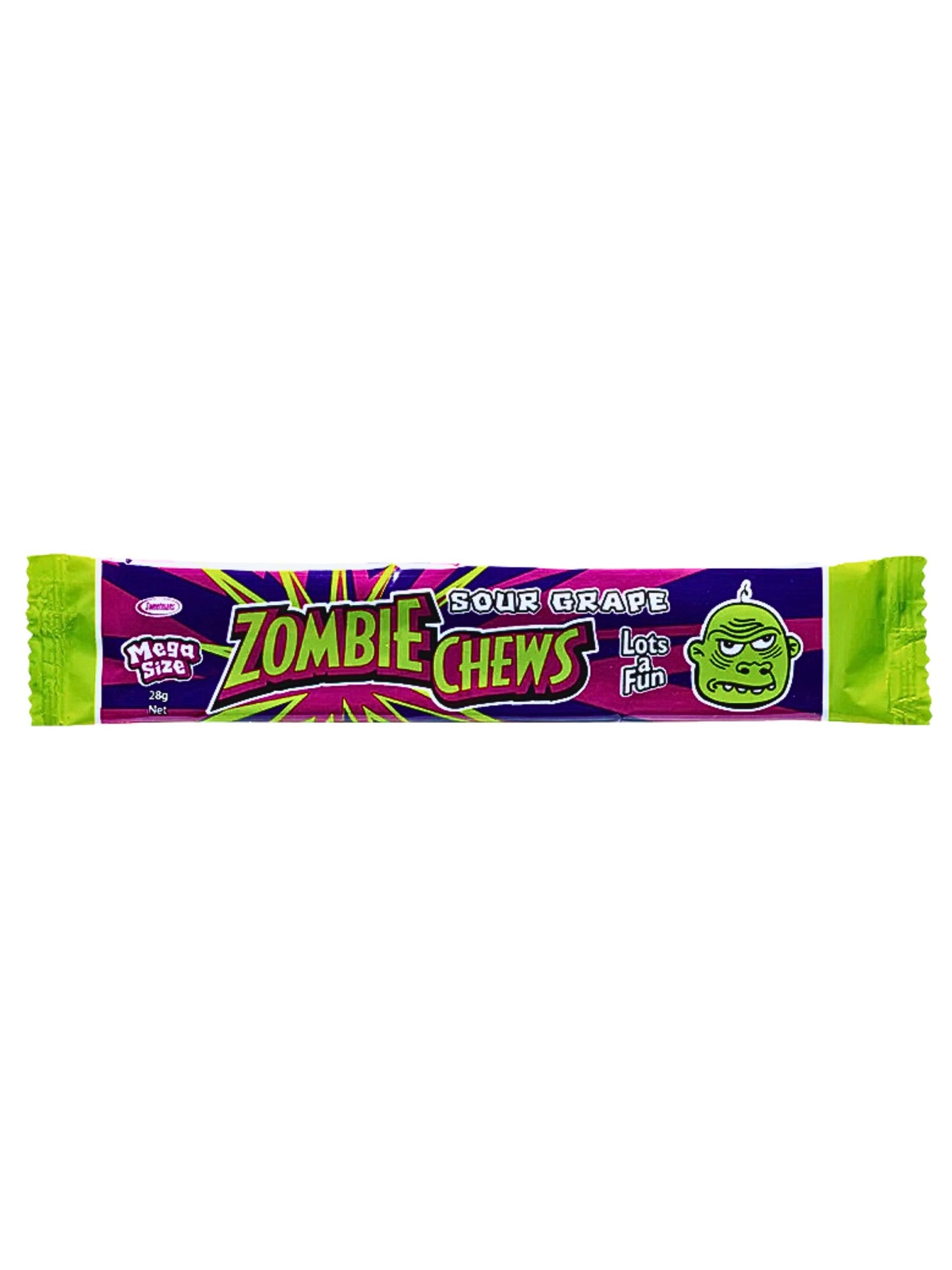 Zombie Chews Sour Grape 28g