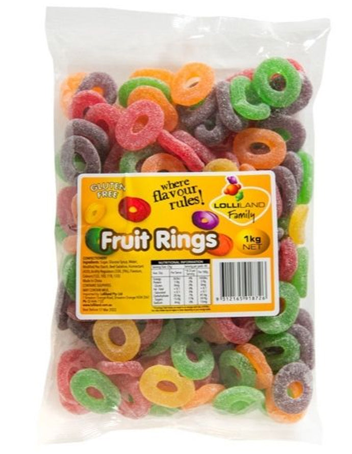 Lolliland Fruit Rings 1kg