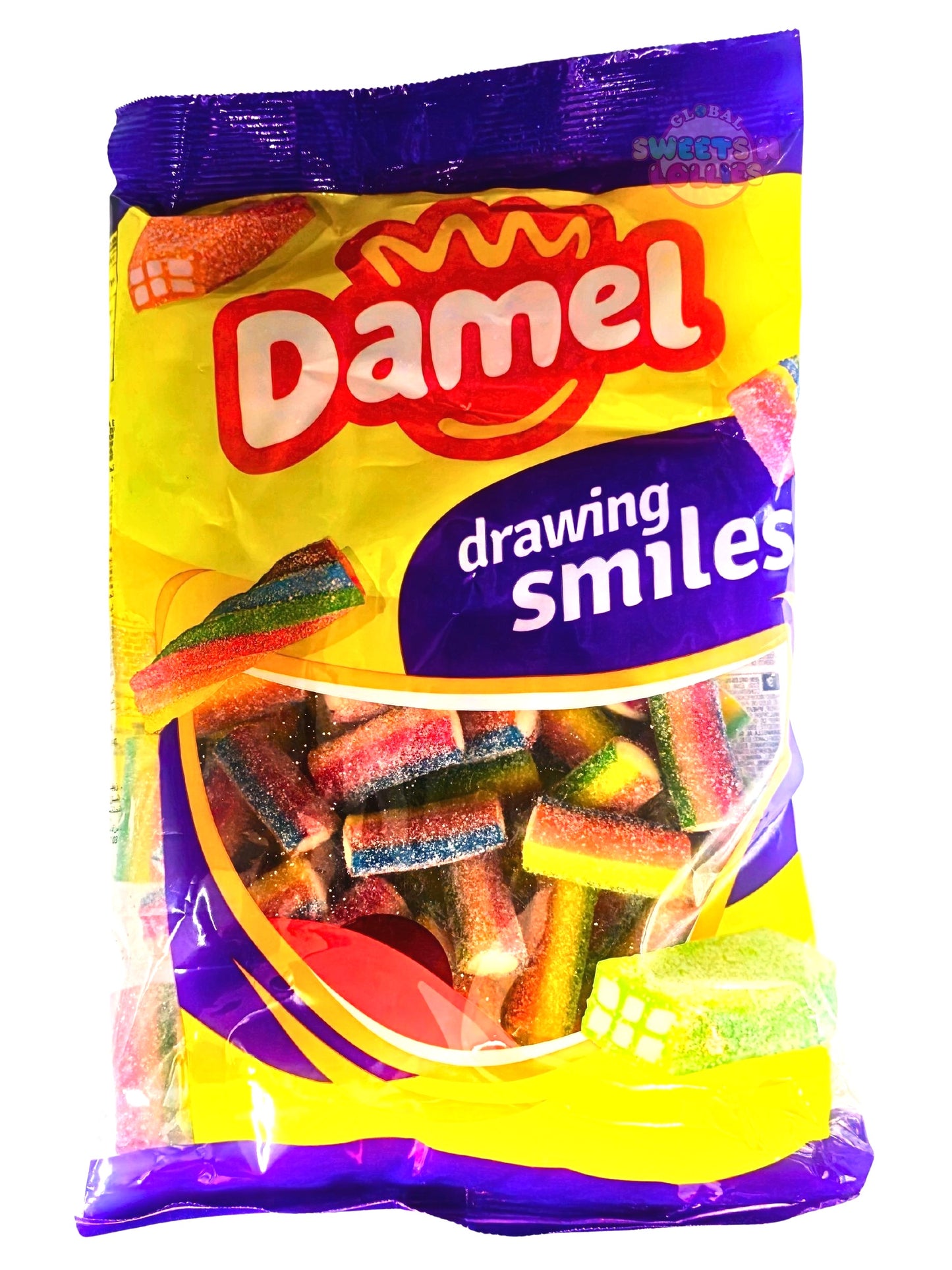 Damel Sour Rainbow Filled Tubes 1 Kg