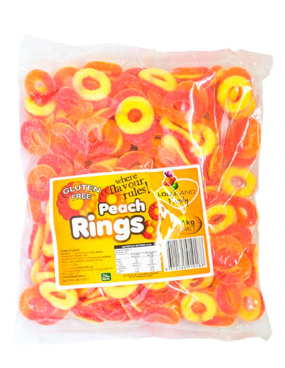 Lolliland Peach Rings 1kg