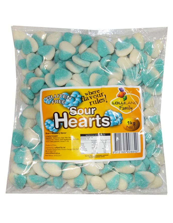 Lolliland Hearts Blueberry 1kg