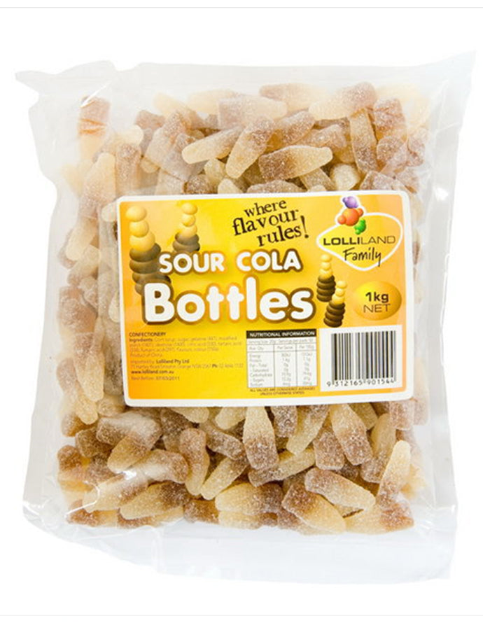 # Lolliland Sour Cola Bottles 1kg