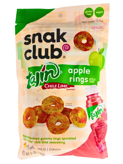 Snak Club Tajin Apple Rings Chile Lime 142g