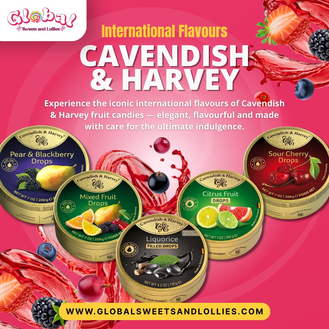 Buy Cavendish & Harvey Hard Boiled Lollies Online Australia