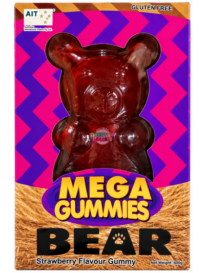 AIT Mega Gummies Bear Strawberry | 600g