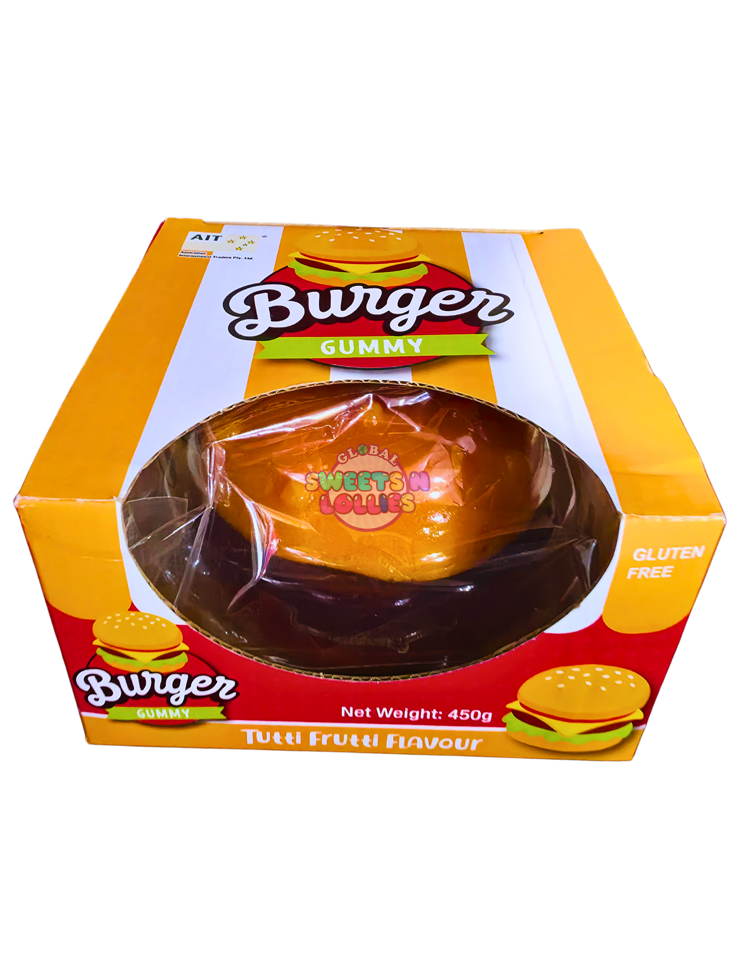 AIT Super Burger Gummy Tutti Frutti 450g