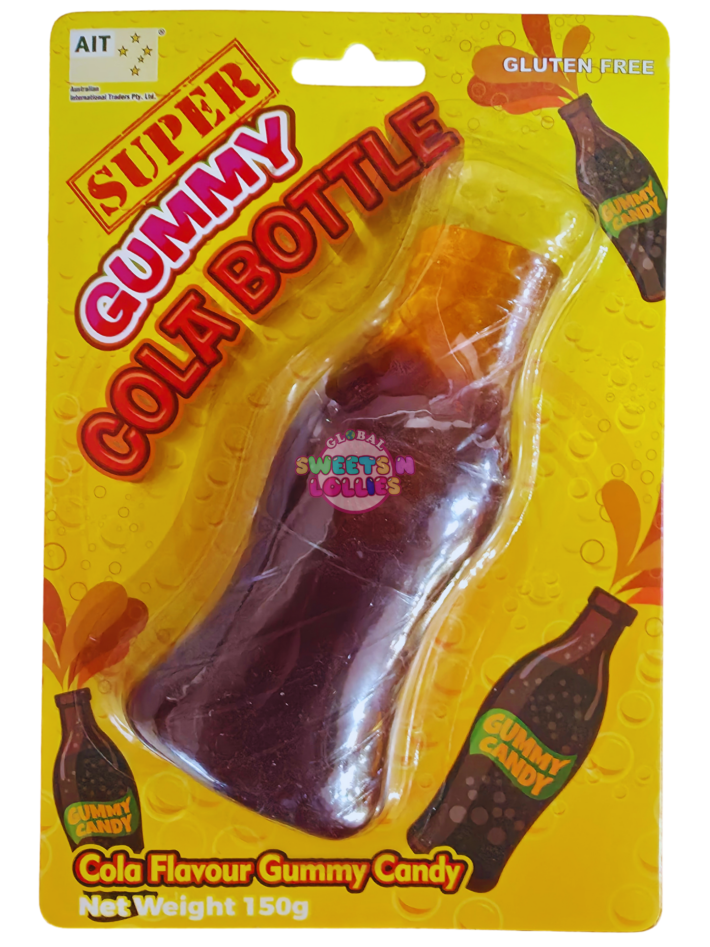 AIT Super Gummy Cola Bottle 150g